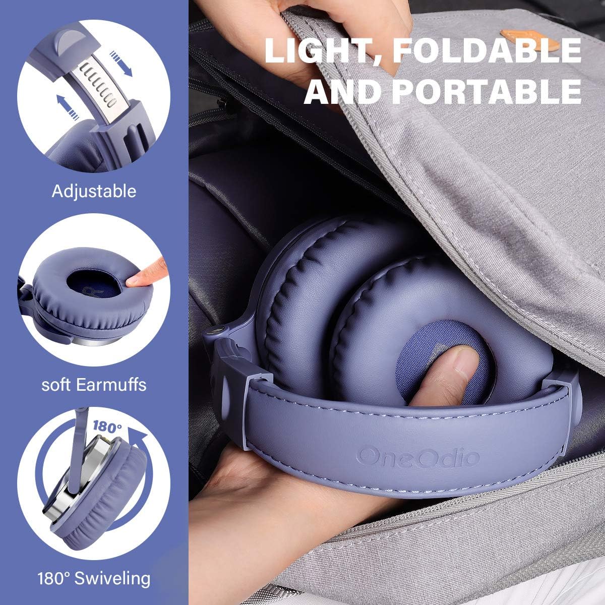 OneOdio - Auriculares con cable para diadema de estudio y mezcla pa...