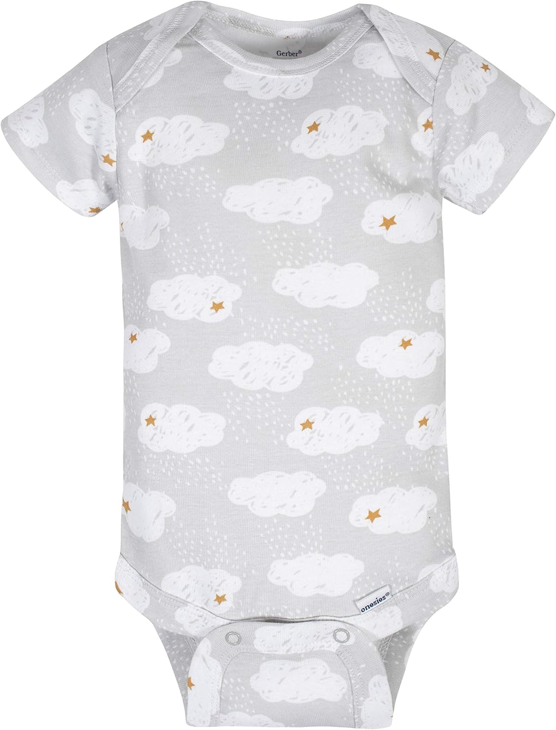 Gerber Mamelucos Bodies unisex de manga corta para bebé, paquete de 8