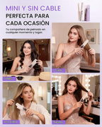 SOPPY Plancha de pelo inalámbrica con base de carga | Cerámica reca...