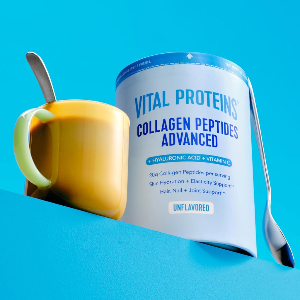 Vital Proteins - Péptidos de colágeno en polvo, de vacas alimentada...