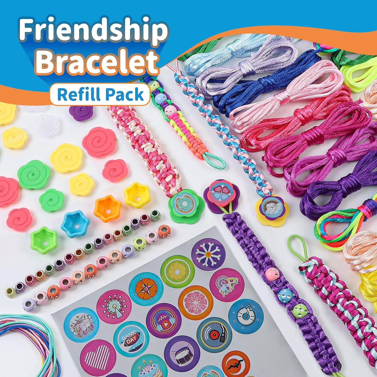 DDAI Kit de fabricación de pulseras de amistad para niñas - Juguete...