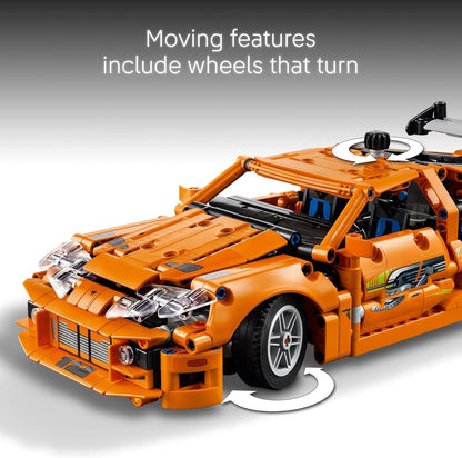 LEGO Technic Fast and Furious Toyota Supra MK4 Kit de construcción - Auto de juguete para niños, niños y niñas, a partir de 9 años - Regalo creativo para fanáticos de Fast and Furious - Detalles de