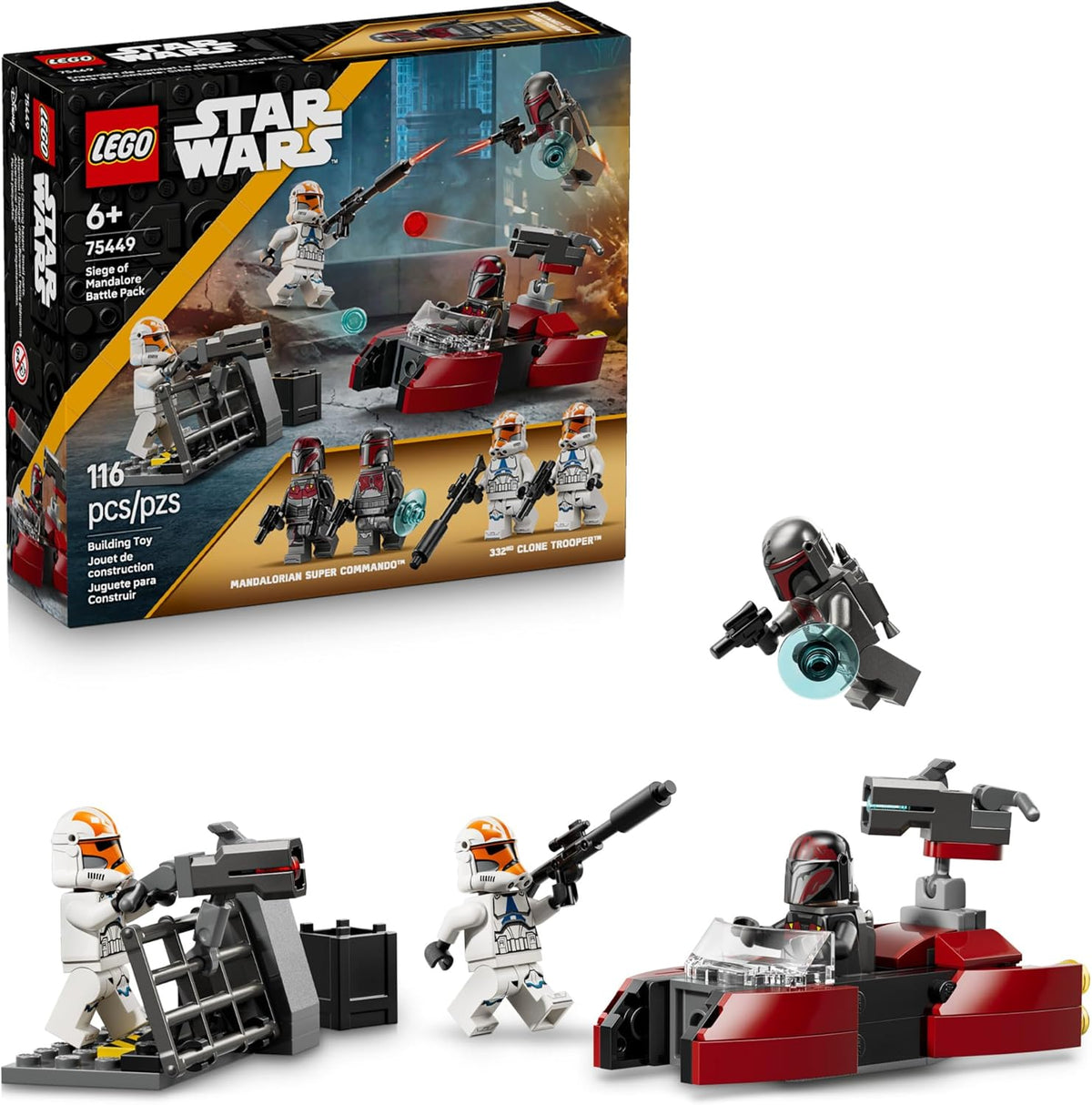 LEGO Star Wars Siege of Mandalore Battle Pack - Juguete de construc...