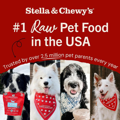 Stella & Chewy's - Alimento para perros congelados y secos, 25 onzas