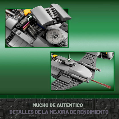 LEGO Star Wars The Mandalorian's N-1 Starfighter 75325 - Juego de construcción The Book of Boba Fett, con figuras de juguete Baby Yoda Grogu y Droid, idea de regalo de cumpleaños para niños, niños y
