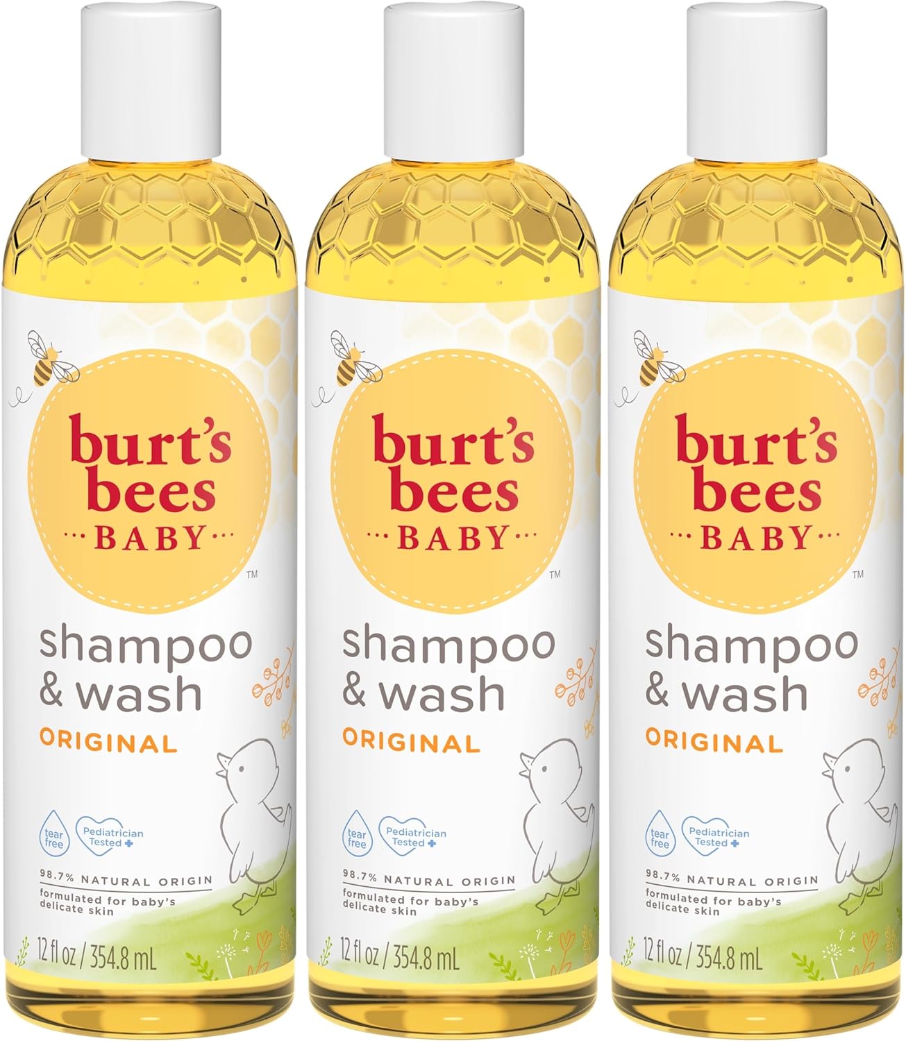 Champú de Burt's Bees botellas de 12 onzas, paquete de 3, paque...