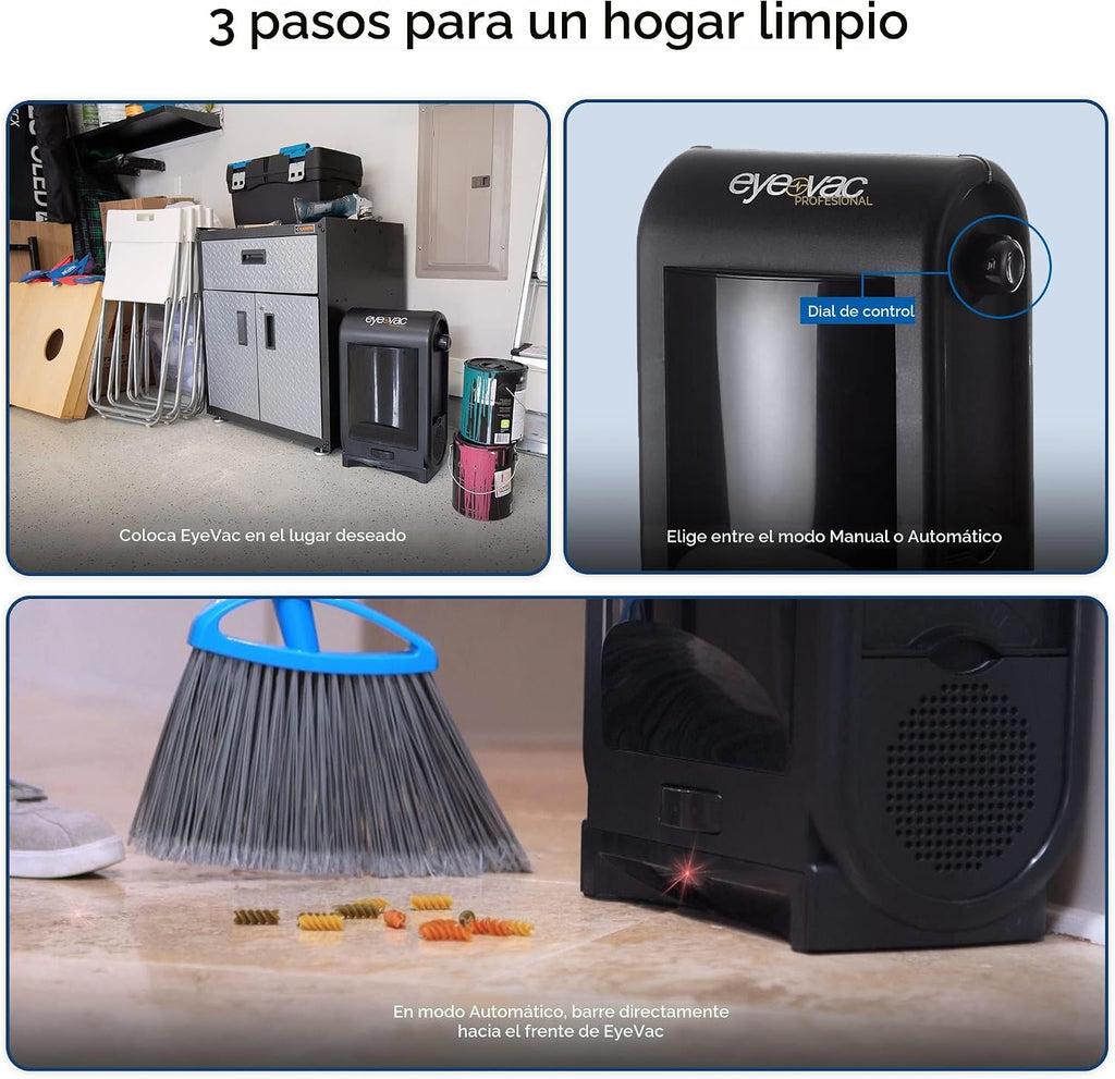 EyeVac Pro Aspiradora sin contacto con recogedor automático - Ultra...