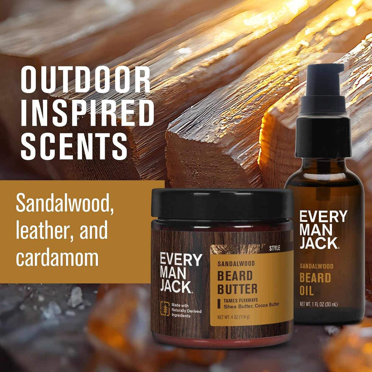 Every Man Jack Aceite hidratante para barba y mantequilla para homb...