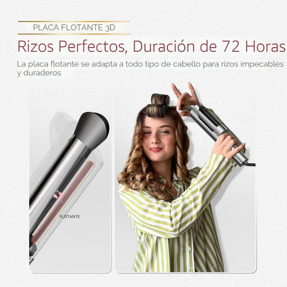 TYMO CurlPro Plus - Rizador giratorio automático, varita rizadora d...