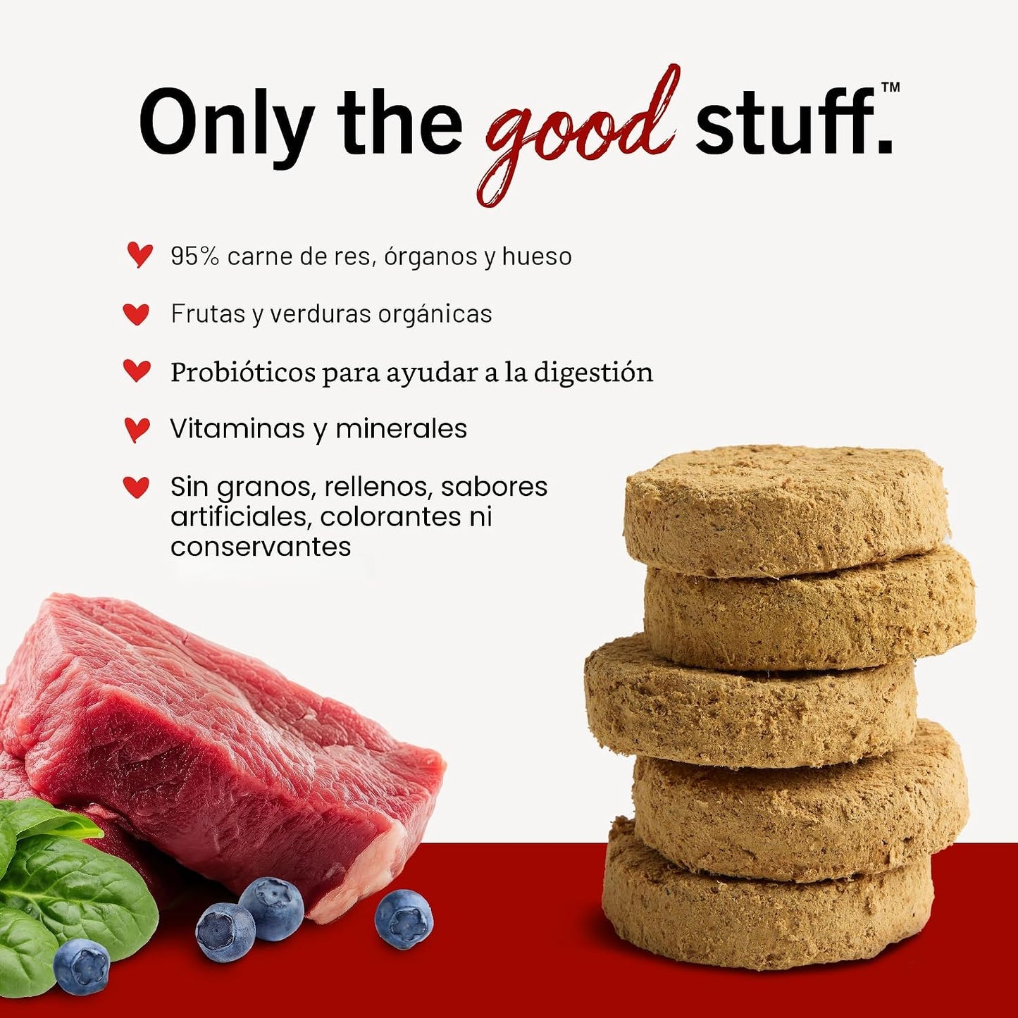 Stella & Chewy's - Alimento para perros congelados y secos, 25 onzas