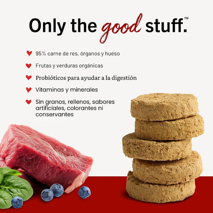 Stella & Chewy's - Alimento para perros congelados y secos, 25 onzas