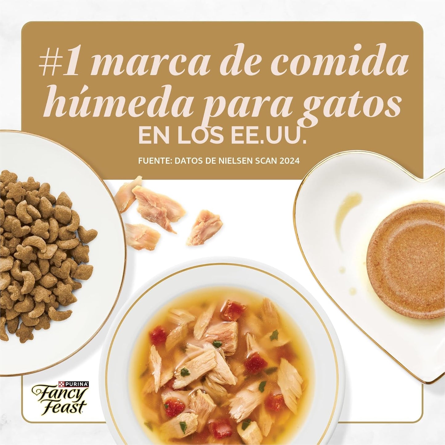 Purina Fancy Feast Savory Centers - Paquete variado de paté de comi...