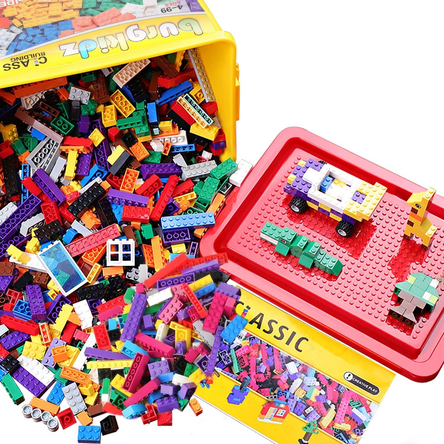 Building Bricks 568 piezas de juguetes, bloques de construcción clá...