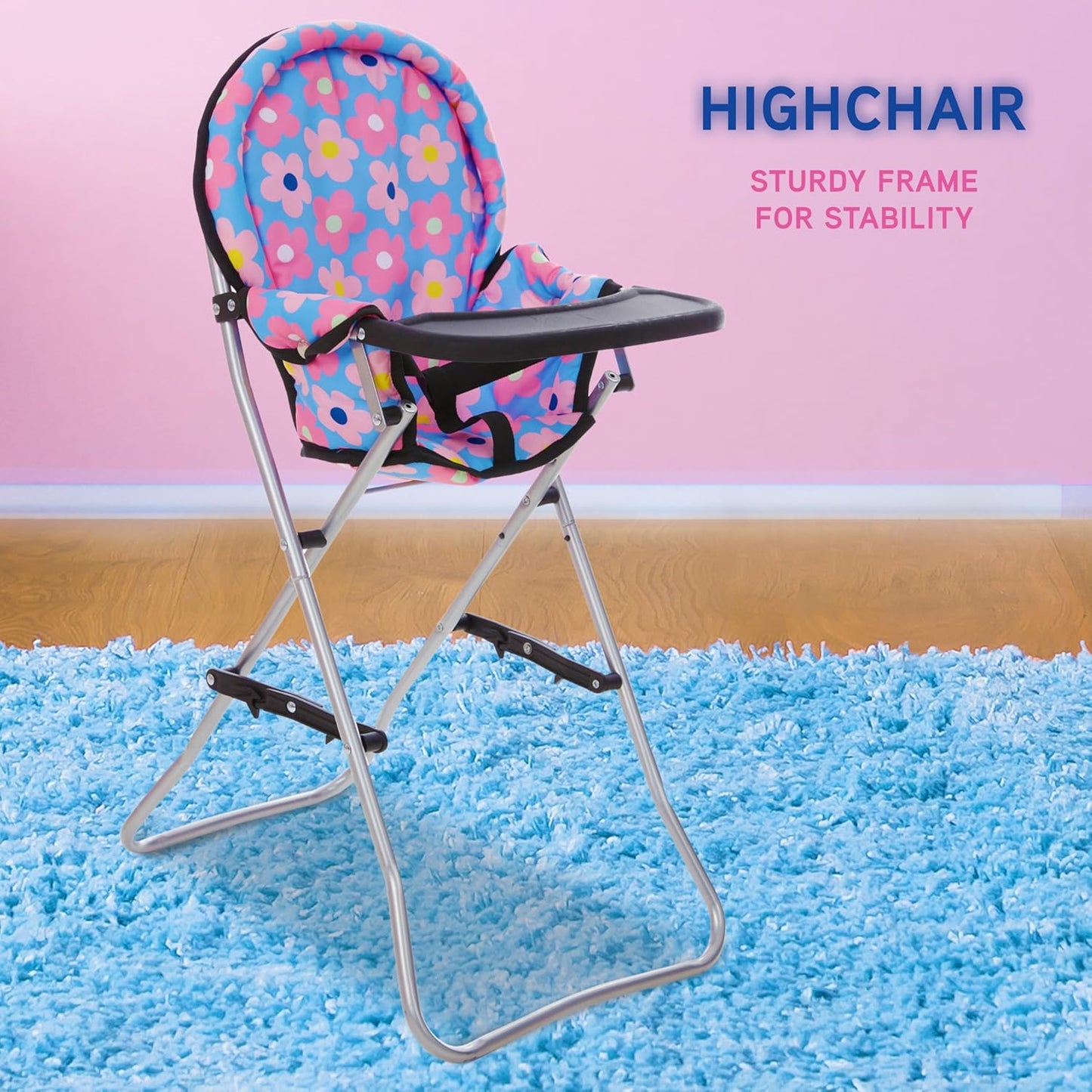 Juego de cama y asiento de bebé, juego de bebé, accesorios para muñ...
