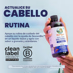 MARYRUTH'S Fórmula líquida diaria para el cabello, con 500 mg d...
