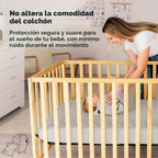 Paquete de 2 fundas protectoras de colchón impermeables para cuna |...