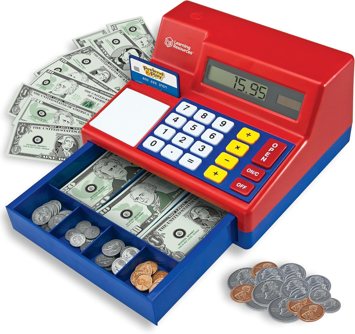 Learning Resources Pretend &amp; PlayCalculadora y caja reistradora...