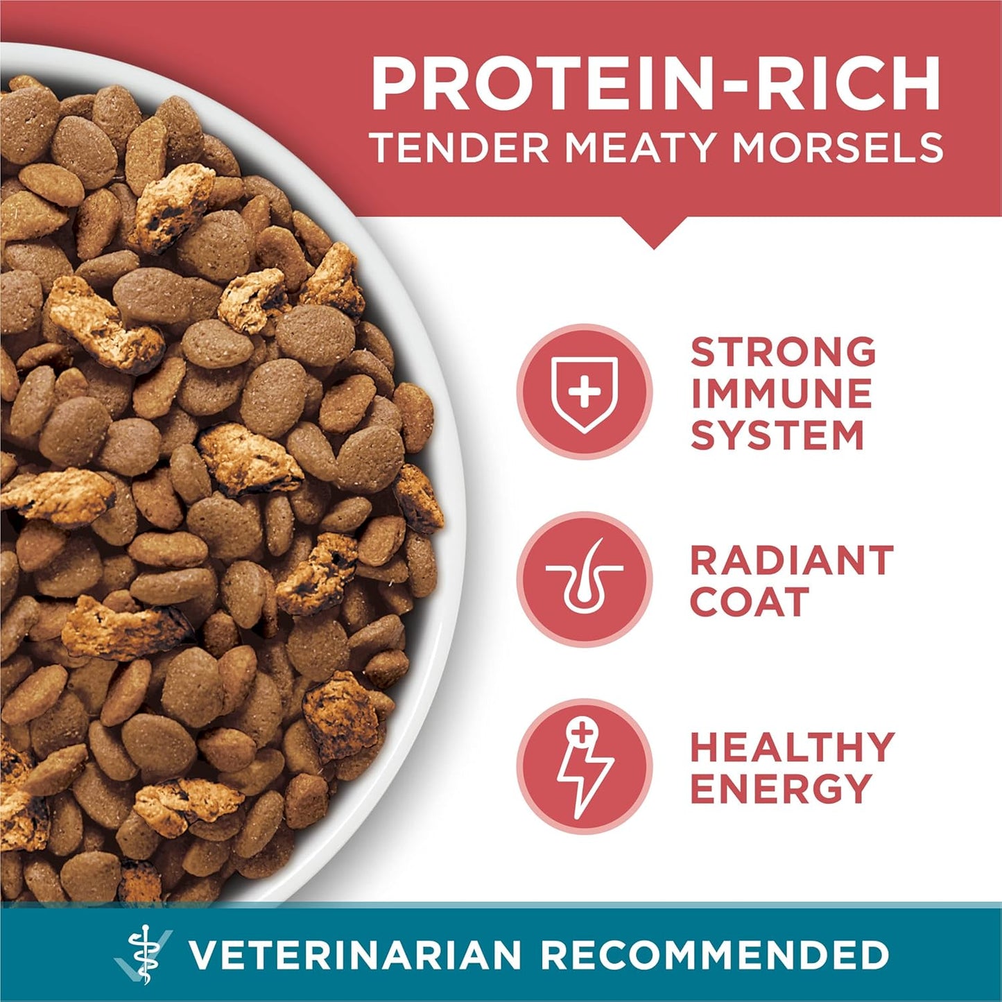 Purina ONE Alimento seco natural para gatos, Tender Selects mezcla...