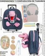 Naturally KIDS Maleta para niños pequeños con juguete de dinosaurio...