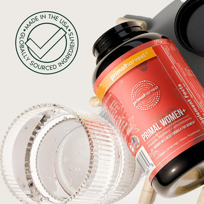 Primal Harvest Women+, Multivitamin para mujer con vitamina A, vita...