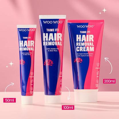 WooWoo Crema natural de depilación íntima - Removedor de pelo vegan...