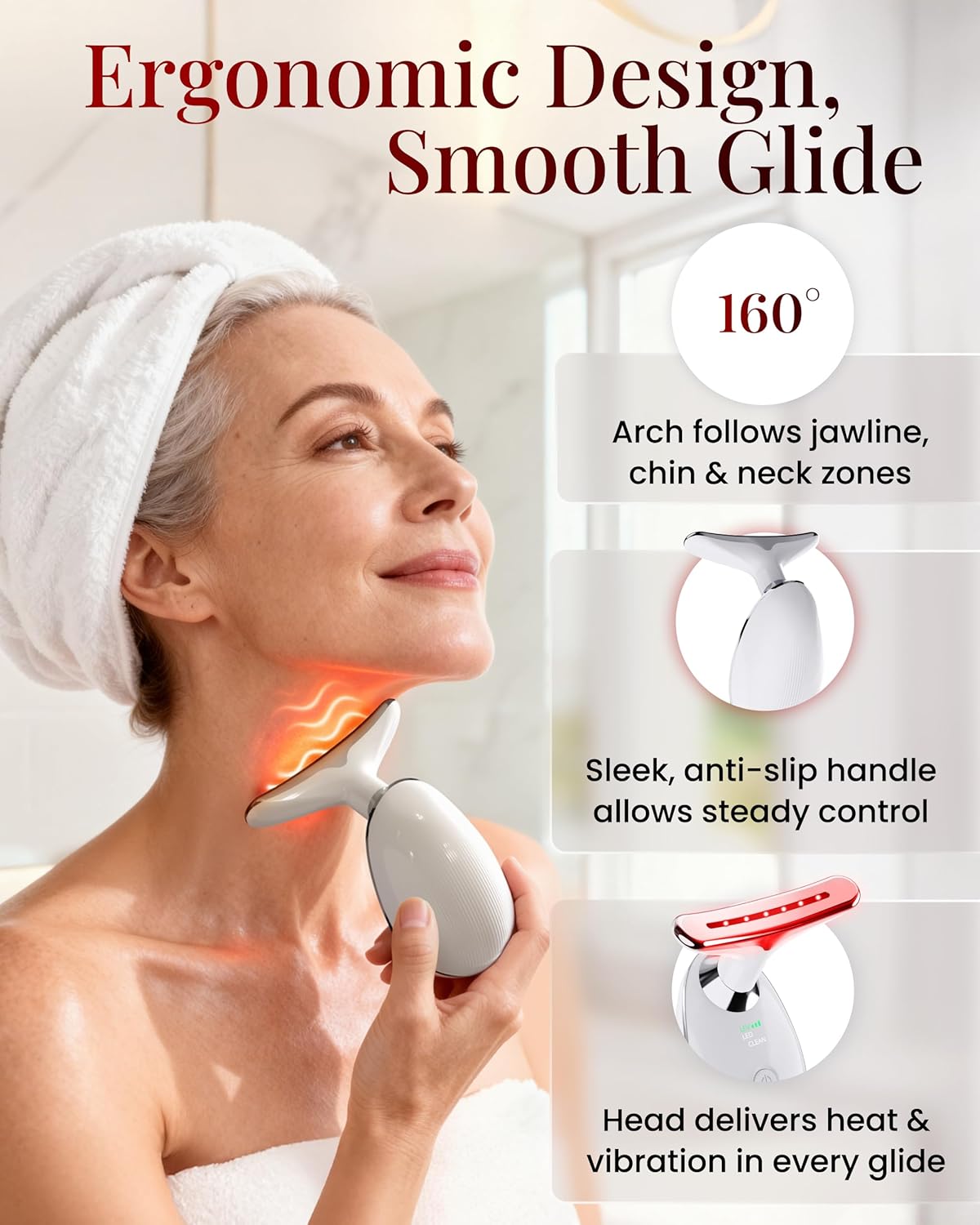 BeautyOnBoard Herramienta de masajeador facial, herramienta de escu...