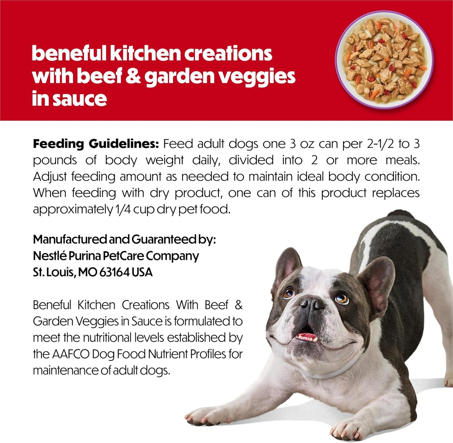 Beneful Purina Kitchen Creations - Alimento húmedo para perros con...
