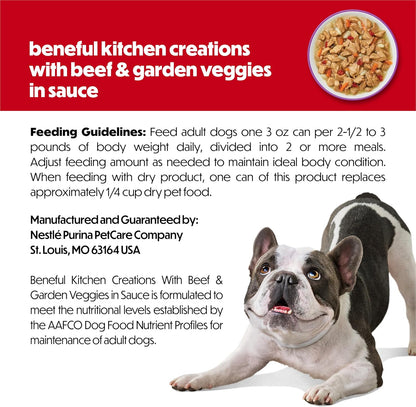 Beneful Purina Kitchen Creations - Alimento húmedo para perros con...