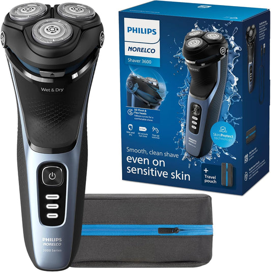 Philips Norelco Shaver 3600 Series, afeitadora eléctrica en seco y...