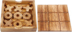 Glintoper Juego de mesas de bloques de torre Tic Tac Toe &amp; Tumb...