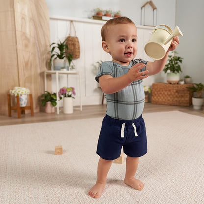 Gerber Paquete de 3 pantalones cortos de punto para bebé niño