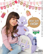 Naturally KIDS Mochila para niños pequeños con juguete Triceratops...