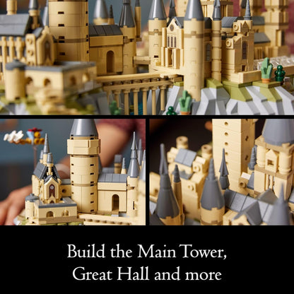 LEGO Harry Potter Hogwarts Castle and Grounds 76419 - Juego de construcción, idea de regalo para adultos, modelo de exhibición para construir, juego coleccionable de Harry Potter, recrea escenas