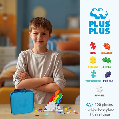 PLUS PLUS Set de Construcción con Estuche de Viaje, Juguete STEM de...