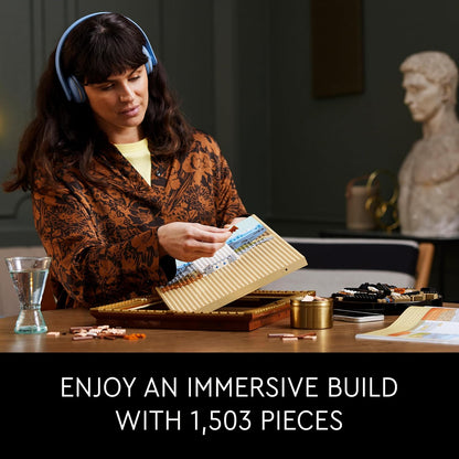 Set de Construcción de Arte LEGO Mona Lisa - Exhibición de Pared de Leonardo da Vinci, Edades 18+ - Manualidades DIY para Hombres, Mujeres - Ideal para Amantes de Rompecabezas y Arte - Idea de Regalo