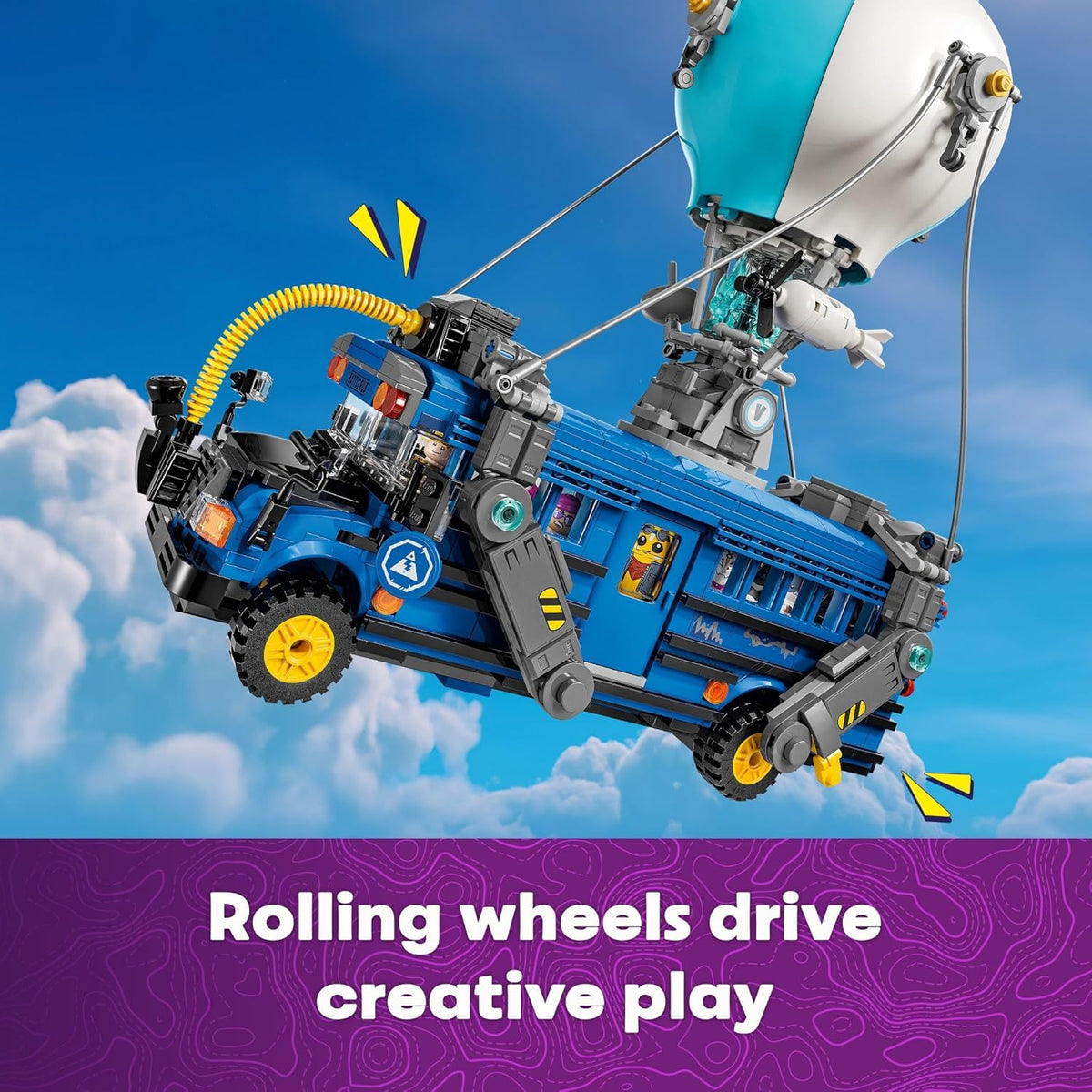 LEGO Fortnite - Juguete de construcción de autobús de batalla \u201...