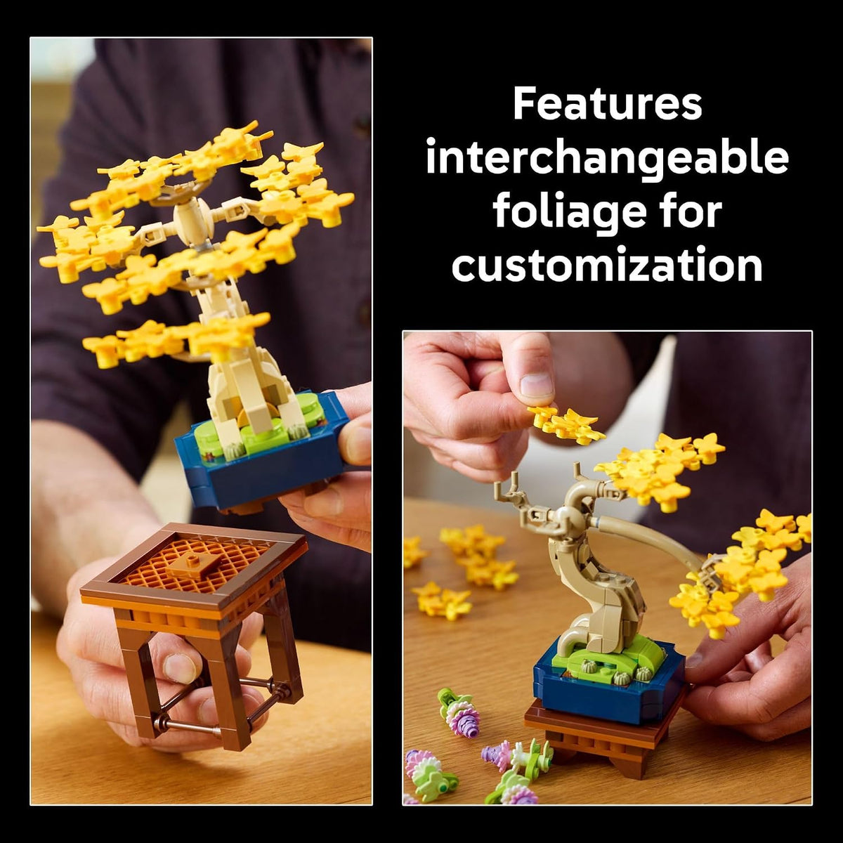 LEGO Botanicals - Juego de construcción de mini árboles bonsái, blo...