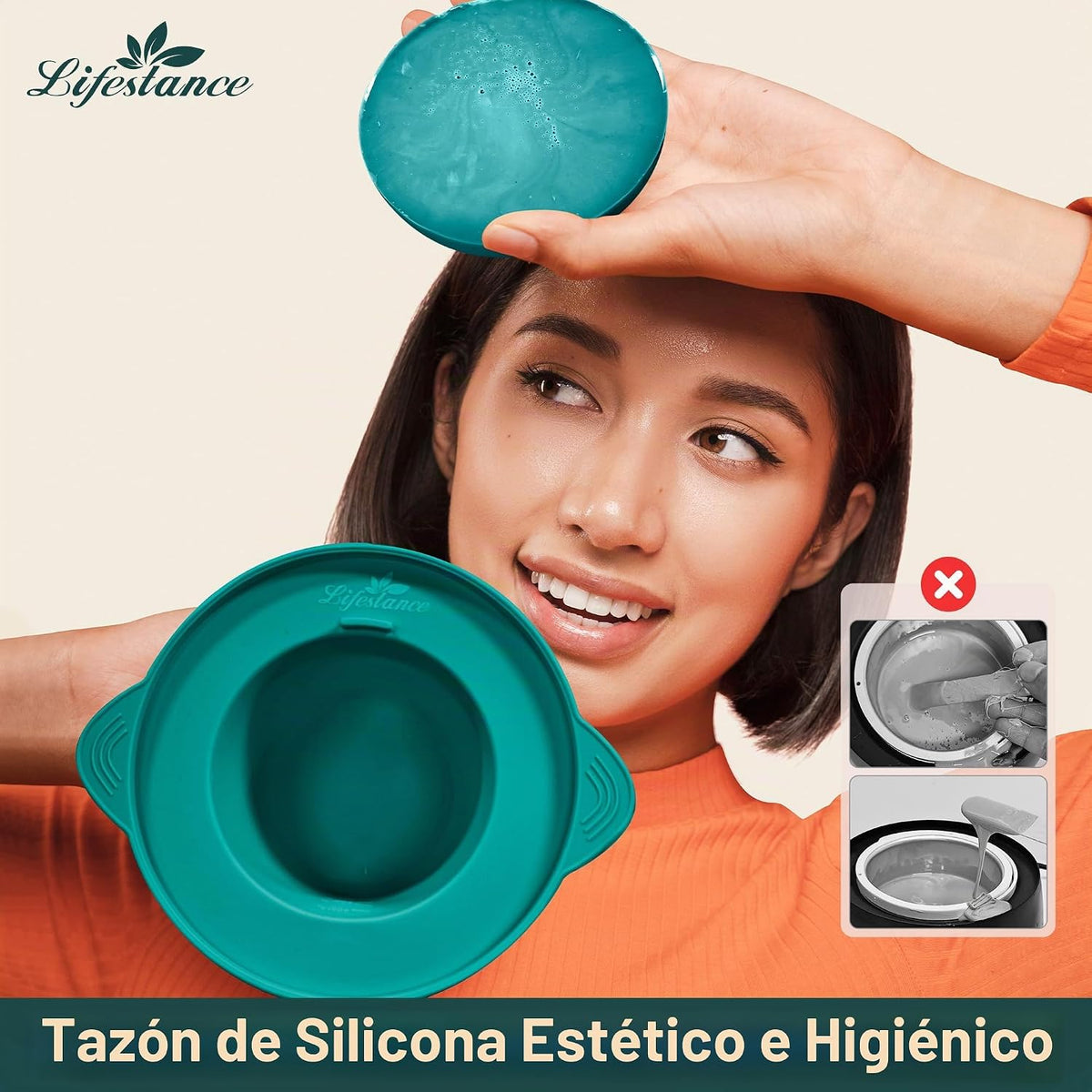 Lifestance Kit de Depilación para Mujeres y Hombres - Calentador Di...