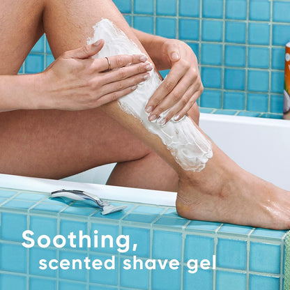Gillette Venus Gel de afeitado de coco relajante, crema de afeitar,...