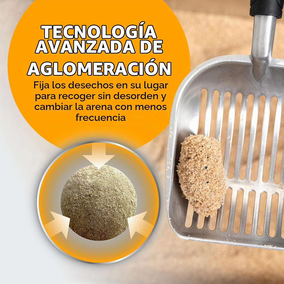 ARM &amp; HAMMER Hardball Arena Ligera de Platino Multi-Gato Aglome...