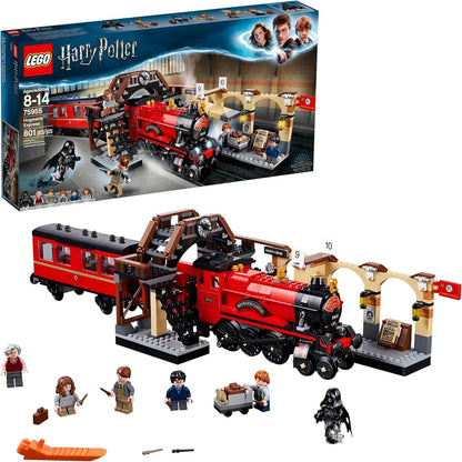 LEGO Harry Potter Hogwarts Express 75955 - Juego de construcción de tren de juguete que incluye tren modelo y minifiguras de Harry Potter, Hermione Granger y Ron Weasley (801 piezas)
