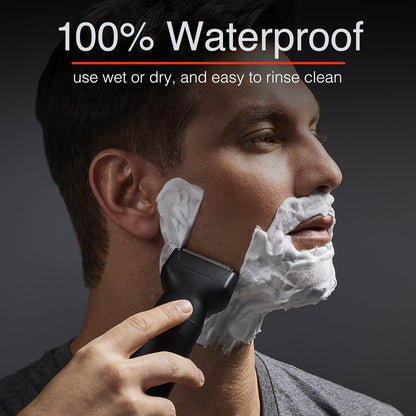 Remington ONE Shave & Groom - Maquinilla de afeitar eléctrica multiherramienta para hombres, afeitadora de aluminio con 4 accesorios de tamaño completo y 5 peines ajustables para barba, cara y cuerpo