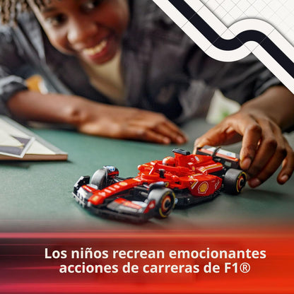 Conjuntos de construcción LEGO Speed Champions Ferrari SF-24 F1 - Juegos de construcción para niños, niños y niñas, a partir de 10 años - Kits de autos de modelo Ferrari F1 para exhibición o juego