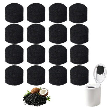 Paquete de 16 filtros absorbentes de olores de carbón activado con...