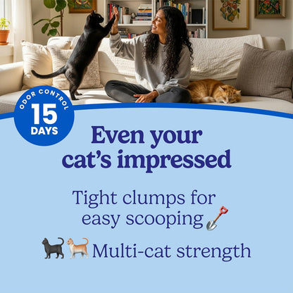Fresh Step Advanced Extreme Clumping Litter con frescura Febreze co...