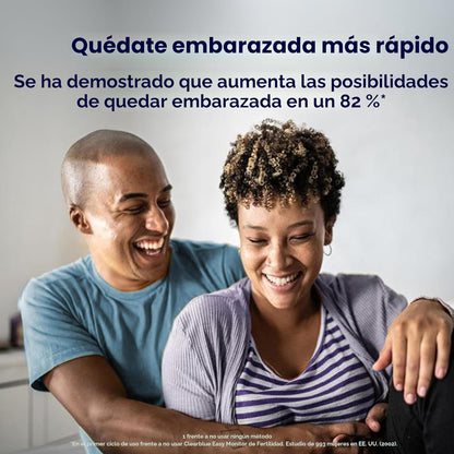 Clearblue Monitor de Fertilidad, 1 monitor con pantalla táctil, 1 u...