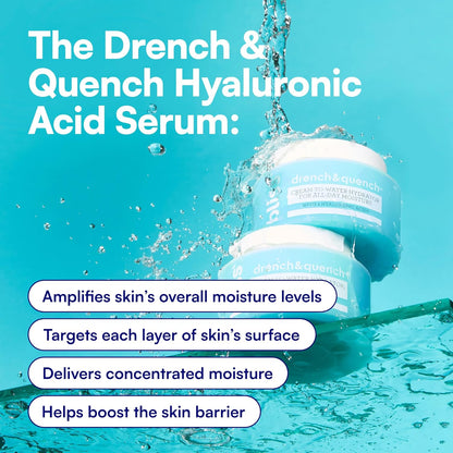 Bliss (Drench &amp; Quench) - Crema de ácido hialurónico para hidra...