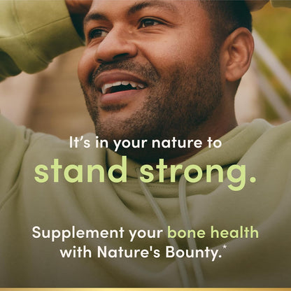 Nature's Bounty Calcio 1200 mg con vitamina D3, salud ósea y ap...