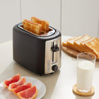 Amazon Basics Tostadora de 2 rebanadas, con 6 ajustes de tostado, r...