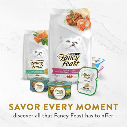 Fancy Feast Lickable Appetizers - Paquete variado de alimentos húme...